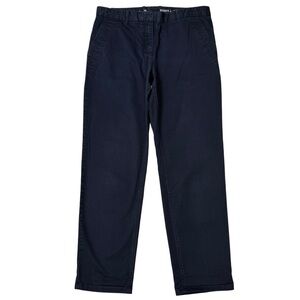 {GAP Vintage} "Broken In Straight" Navy Blue Straight Leg Khakis Chinos Pants